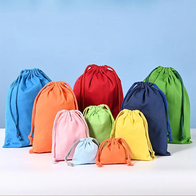 ড্রস্ট্রিং জুয়েলারি ক্যানভাস ব্যাগ