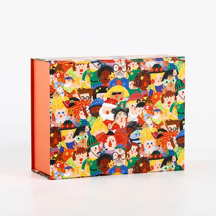 চৌম্বকীয় ফ্লিপ-টপ উপহার প্যাকেজিং বক্স